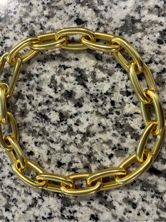 J. Crew chunky oversized gold statement necklace - Picture 5 of 5